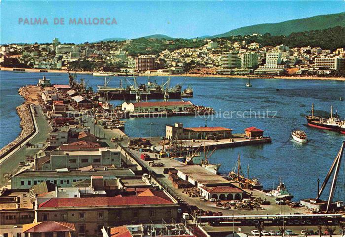Palma de Mallorca ES Vista parcial del puerto