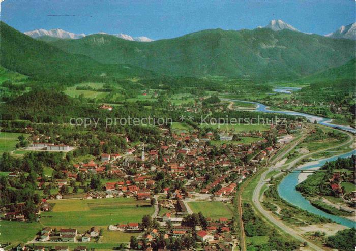 Lenggries Bayern Fliegeraufnahme