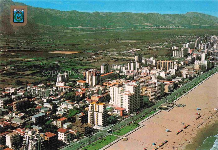 Gandia Costa del Azahar Valenciana ES Playa Gandia vista aérea