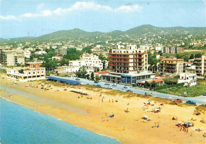 Segur de Calafell Tarragona ES Panorama Playa Hoteles vista aérea