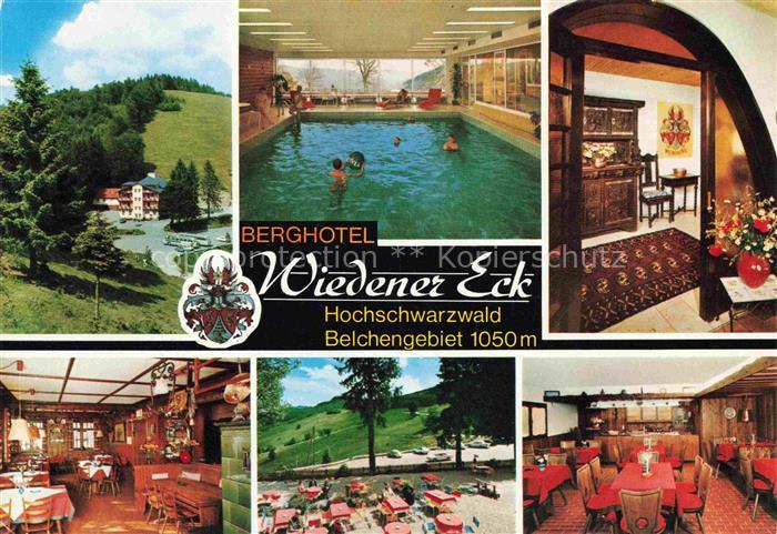 Wieden  Schwarzwald BW Berghotel Wiedener Eck Belchengebiet Restaurant Terrasse