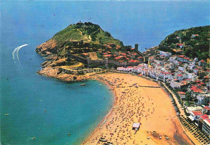 TOssA DE MAR Costa Brava Gerona ES Panorama costa vista aérea