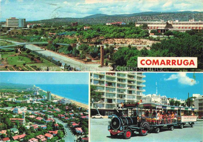 Comarruga Tarragona Vendrell Costa Dorada ES Teilansichten Luftaufnahme Touriste
