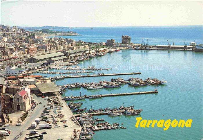 TARRAGONA Cataluna ES El puerto vista aérea