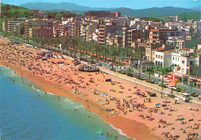 LLORET DE MAR Costa Brava ES Vista general aérea Playa