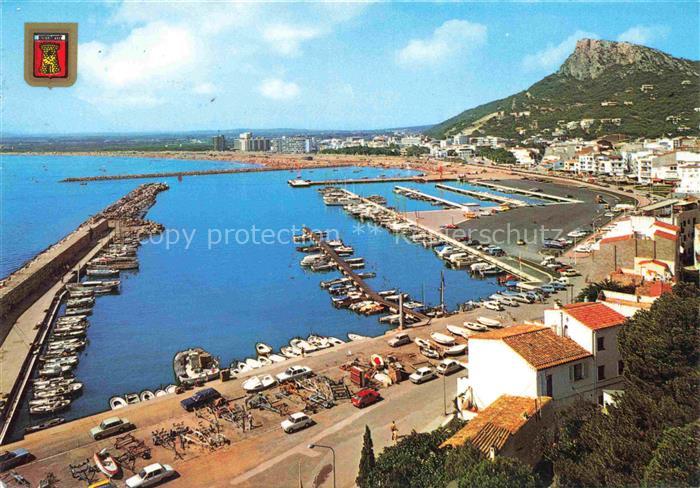 L Estartit Girona Costa Brava Cataluna ES Vista general y el puerto