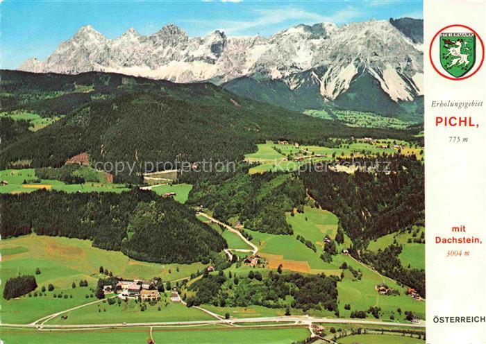 Pichl  Ramsau Dachstein Steiermark AT Panorama Erholungsgebiet mit Dachsteingebi
