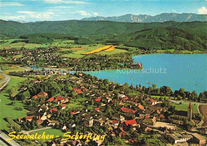 Seewalchen Attersee Oberoesterreich AT Panorama Sommerfrische mit Kammer-Schoerf