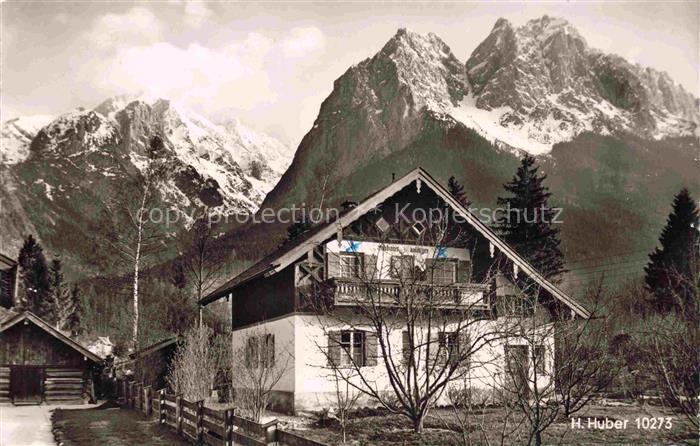 GRAINAU Garmisch-Partenkirchen Bayern Landhaus-Karlinger Alpspitze Hoellental Wa