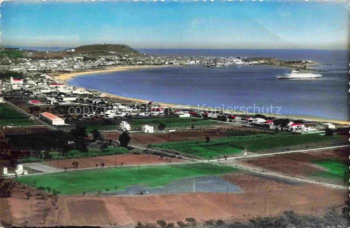 SAN ANTONIO DE CALONGE Costa Brava ES Costa-Brava Bucht Strand Hafen Faehre Feld