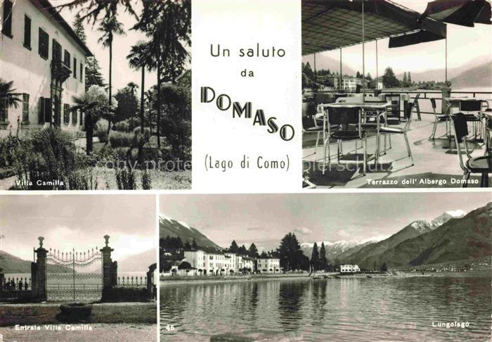Domaso Lago di Como IT Lago-di-Como Villa-Camilla Albergo-Domaso Terrazzo Lungol