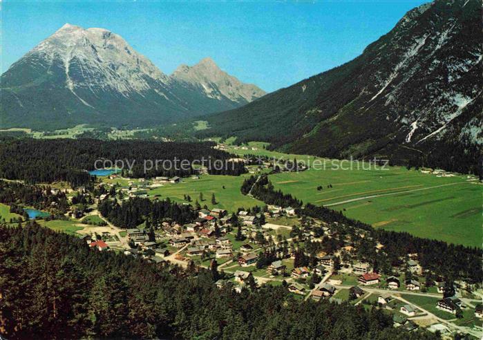 Weidach Leutasch Innsbruck Tirol AT Weidach Forellensee Hohe-Munde Bergtal Wald