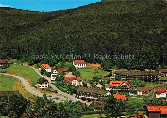 Tonbach Baiersbronn BW Tonbach Schwarzwald Kirchdorf Wald Ortspanorama Baiersbro