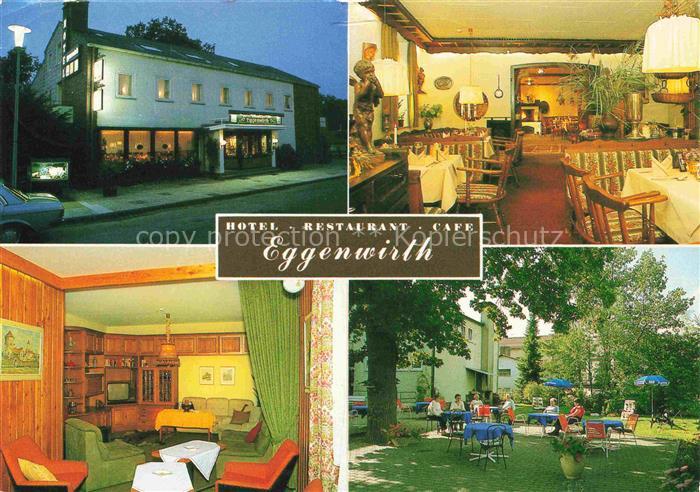 BAD DRIBURG NRW Hotel-Eggenwirth Restaurant Café Muehlenstrasse Aussenansicht Ga