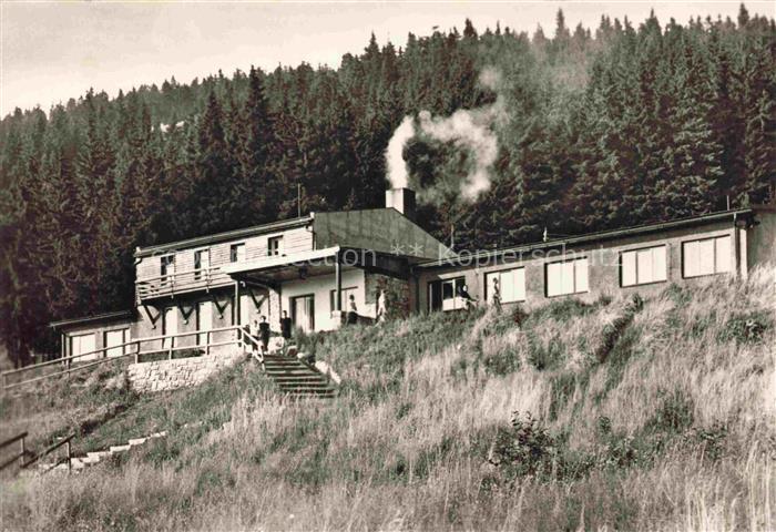 Horni Misecky Bergunterkunft Wald Nadelwald Wiese Veranda Gebirge Ubytovna Bergh