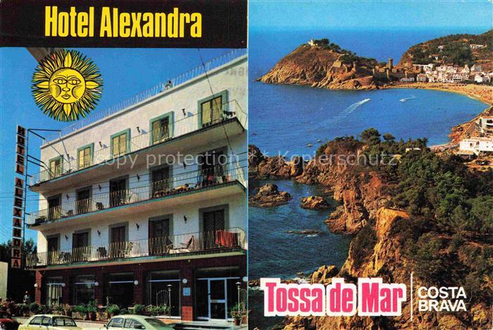 TOssA DE MAR Costa Brava Gerona ES Hotel-Alexandra Costa-Brava Burg Strand Kuest
