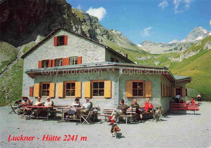 Kals-Lesach Grossglockner Tirol AT Luckner-Huette Berghuette Koednitztal Grossgl