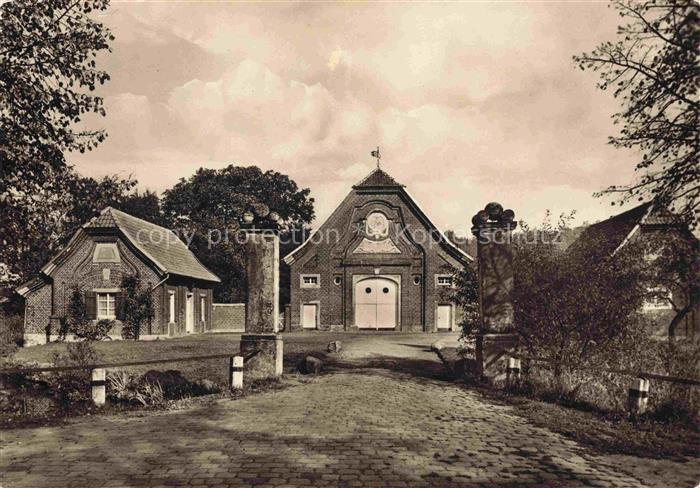 Rueschhaus Nienberge Muenster Westfalen Haus-Rueschhaus Bauernhof Einfahrt Backs