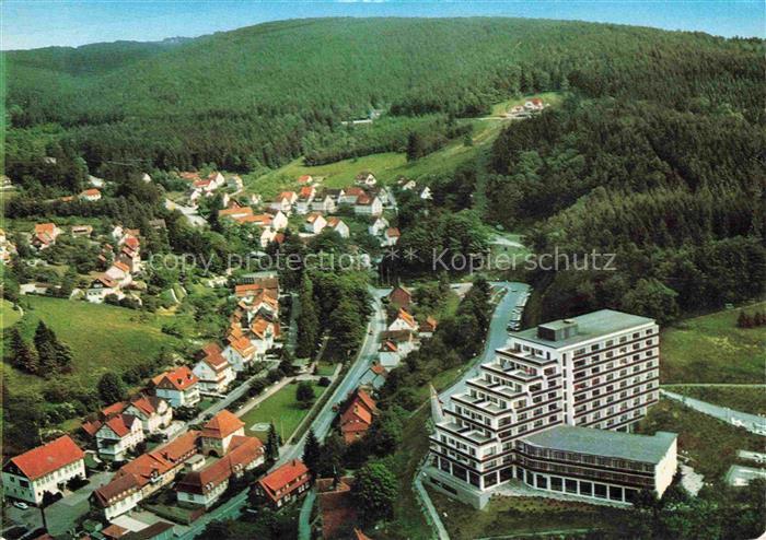 Bad Grund Harz Osterode Niedersachsen Harzhotel-Eichelberg Kurpark Hochhaus Wohn
