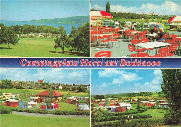 Horn Gaienhofen KONSTANZ BW Campingplatz-Horn Bodensee Wohnwagen Zelte Gastronom