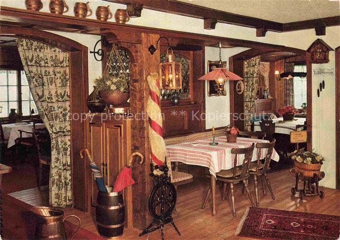 Breitnau Hinterzarten Schwarzwald BW Kaisers-Tanne-Wirtshus Schwarzwaldstube Hol