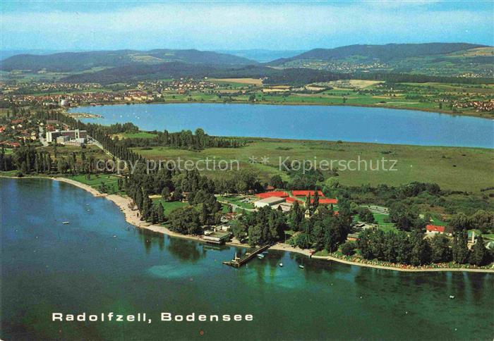 Radolfzell Bodensee Radolfzell Bodensee Kurzentrum-Mettnau Halbinsel Luftaufnahm