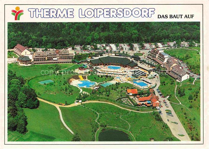 Loipersdorf Fuerstenfeld Steiermark AT Therme Hallenbad Freibad Saunadorf Solari