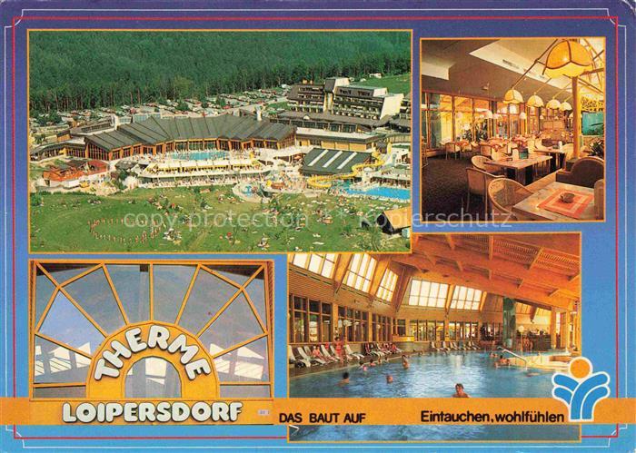 Loipersdorf Fuerstenfeld Steiermark AT Therme Hallenbad Freibad Saunadorf Solari