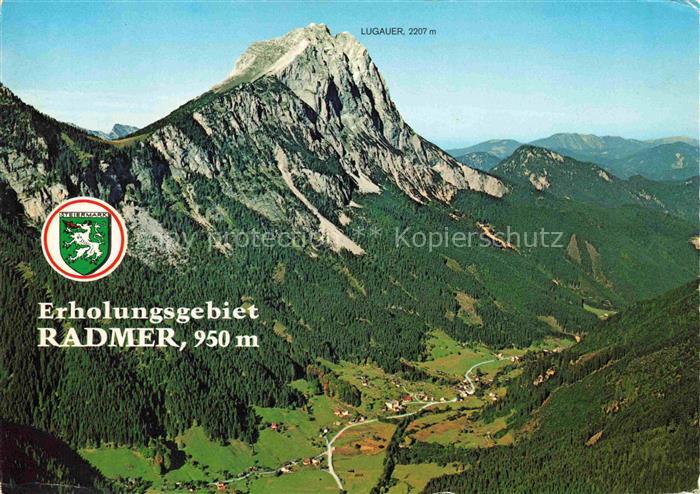 Radmer Steiermark AT Lugauer Tal Dorf Bergwiesen Wald Berggipfel Gasthof-zum-Erz