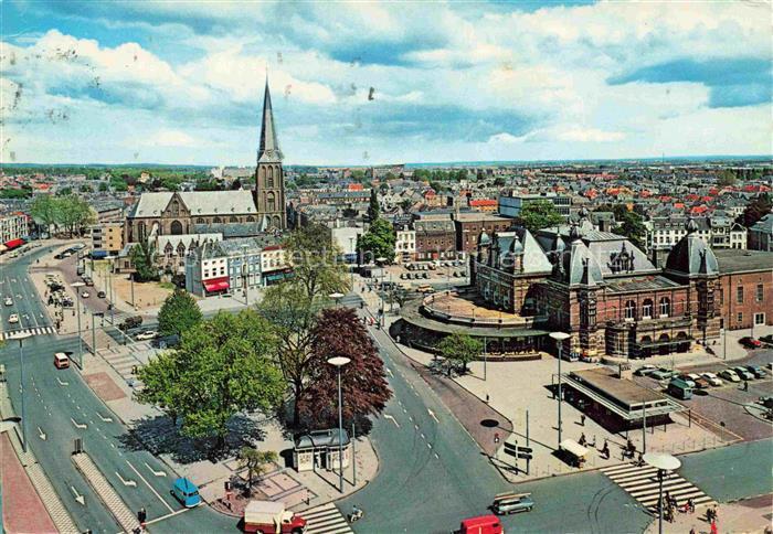 ARNHEM Arnheim NL Velperplein Panorama Kirche Rotunde Stadtansicht Strassenkreuz