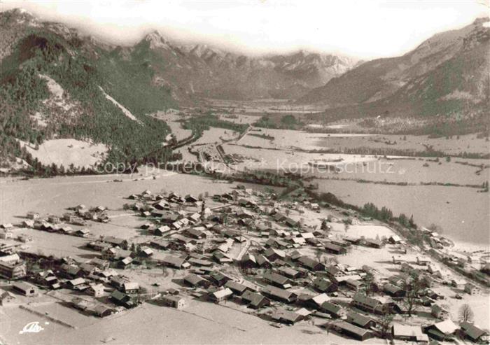 Steinach Pfronten Wintersportplatz Saeuling Zugspitze Allgaeu Tal Dorf Fliegerau
