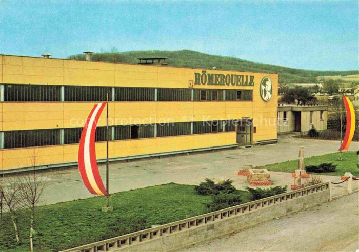 Edelstal Burgenland AT Roemerquelle Fabrik Industriegebaeude Mineralwasser oeste