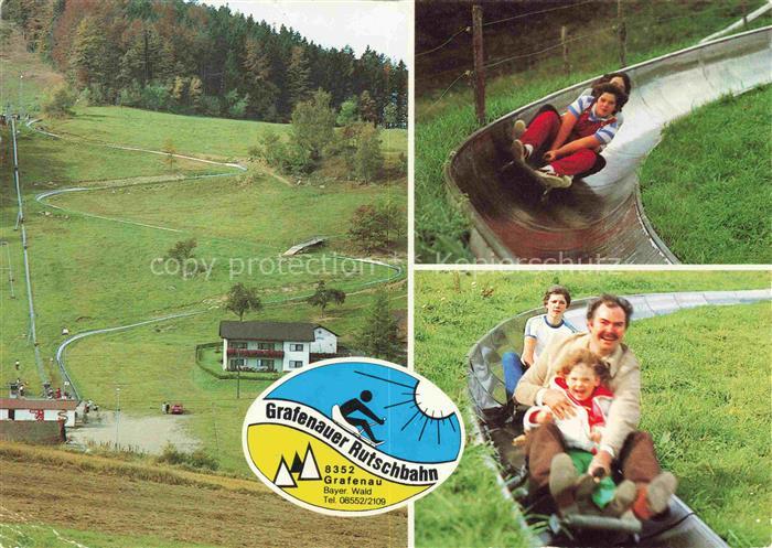 Grafenau Niederbayern Bayerischer Wald Bayern Rutschbahn Sommerrodelbahn Juche F