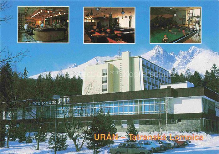 Tatranska Lomnica Presovsky SK Hotel-Urán Bar Restaurant Schwimmbad Bergpanorama