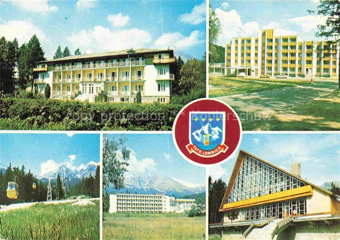 Tatranska Lomnica Presovsky SK Zotavovna-ROH-Volga Hotel-Slovan Seilbahn Skalnat
