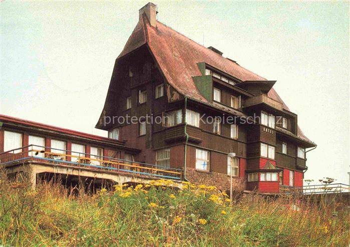 Cinovec Boehmisch Zinnwald Teplice CZ Hotel-Na-Pomezi Berggasthof Erzgebirge Kru