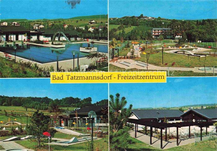 Bad Tatzmannsdorf Burgenland AT Freizeitzentrum Schwimmbad Wasserrutsche Minigol