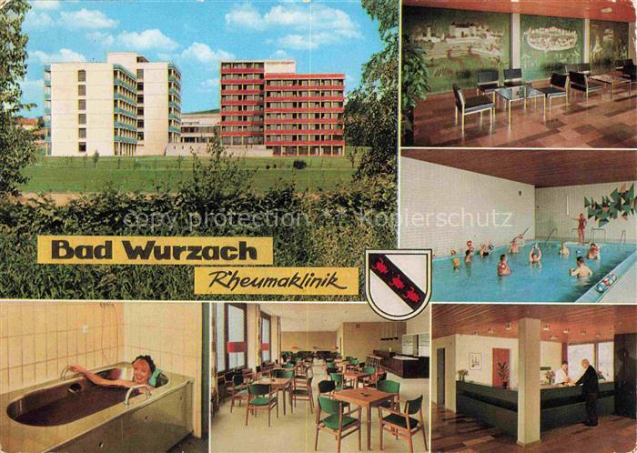 Bad Wurzach Ravensburg BW Rheumaklinik Schwimmbecken Wassergymnastik Klinikgebae