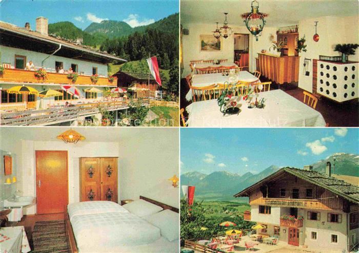 Reith Tirol Brixlegg AT Alpengasthaus-Pinzgerhof Terrasse oesterreich-Fahne Gast