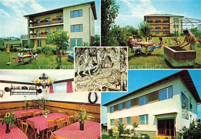 Rust am See Neusiedlersee Burgenland AT Pension-Sissy Oggauerstrasse Gebaeude Ga