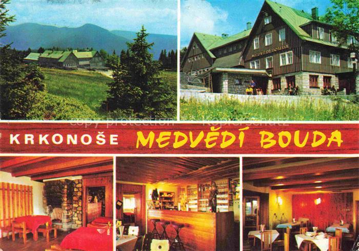 Medvedi Bouda Spindleruv Mlyn Spindelmuehle Riesengebirge CZ Medvědí-Bouda Krkon