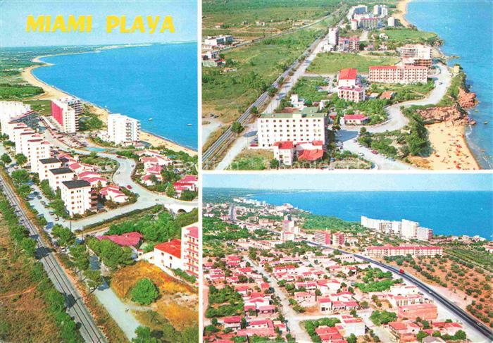 Miami Playa Tarragona Cataluna ES Apartments Hotels Strand Meer Hochhaeuser Stra