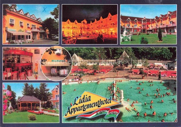 Harkany Kossuth Bad Harkany Baranya HU Hotel-Lidia Appartementhotel Schwimmbad T