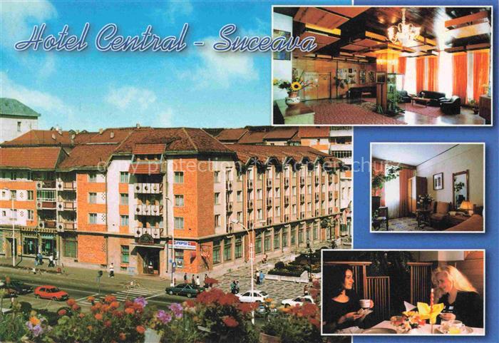 Suceava Sotschen RO Hotel-Central Hotellobby Hotelzimmer Restaurant Stadtstrasse