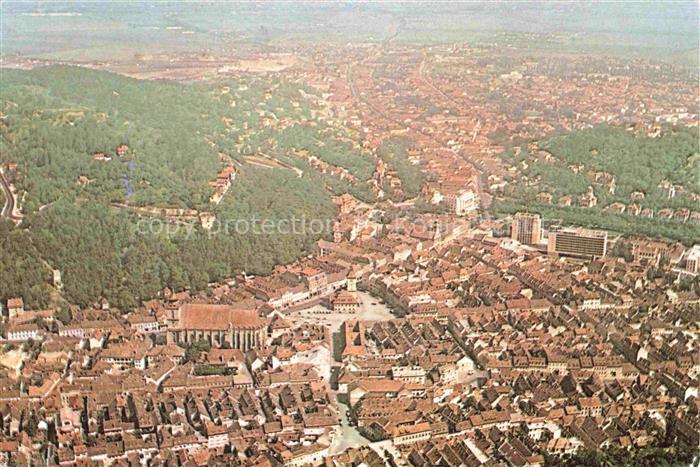 Brasov Brasso Kronstadt RO Vedere-panoramică Stadtpanorama Altstadt Hauptplatz W