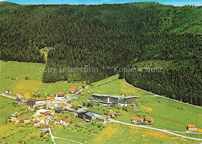 Tonbach Baiersbronn BW Fliegeraufnahme Kurhotel-Traube-Tonbach Schwarzwald Tanne