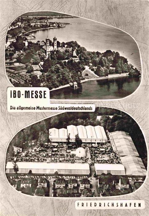 FRIEDRICHSHAFEN Bodensee BW IBO-Messe Messegelaende Fliegeraufnahme Bodensee Sch
