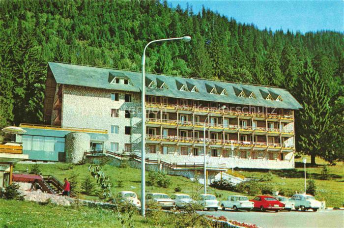 Poiana Brasov Schulerau Siebenbuergen RO Hotel-Bradul Berghotel Nadelwald Balkon