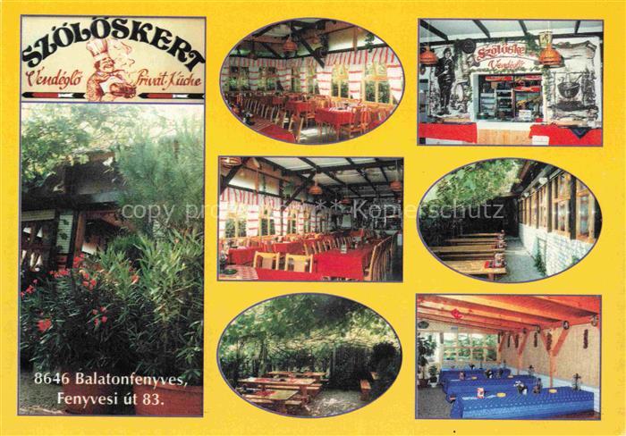 Balatonfenyves Fonyod Fuerdoe Somogy HU Szőlőskert-Vendéglő Restaurant Terrassen