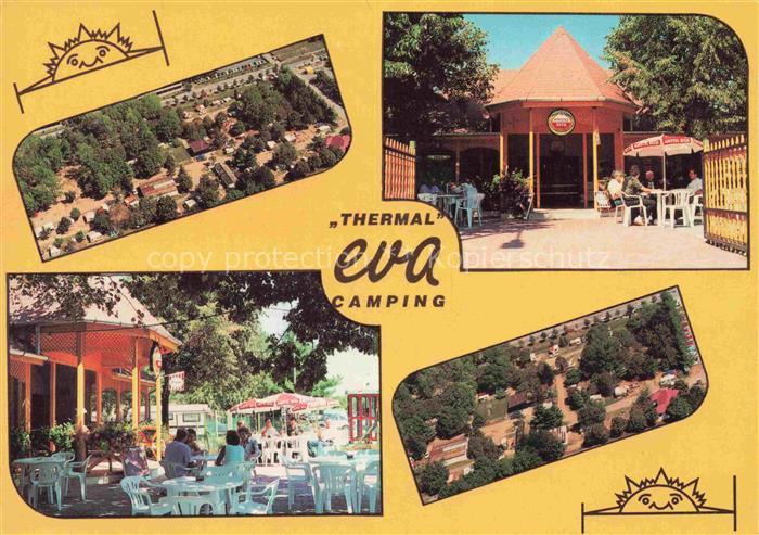 Buekfuerdoe Bad Buek HU Thermal-Eva-Camping Campingplatz Luftbild Pavilion Gasts